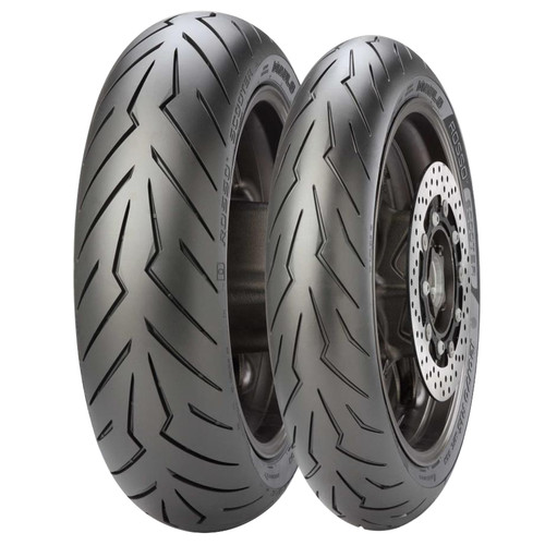 Coppia gomme diablo - gomme, rosso