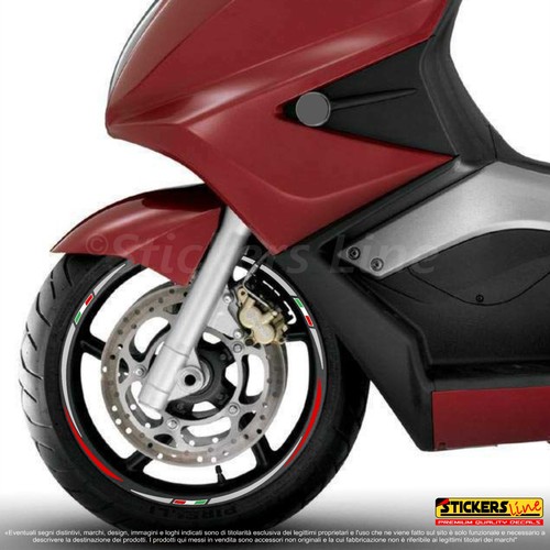 Adesivi ruote moto strisce